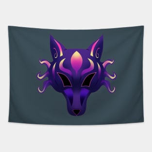 WOLF MASK Tapestry