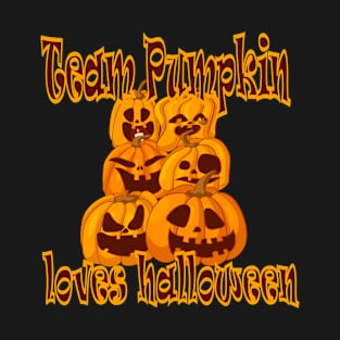 Pumpkin Halloween Witch Party Costume Gift T-Shirt