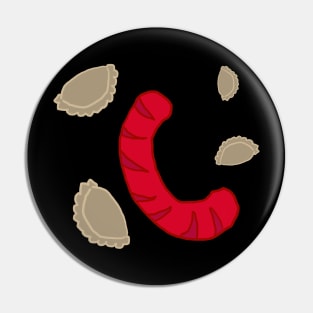 Polish kielbasa and pierogi Pin