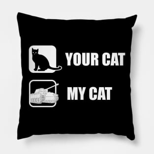 Your Cat and My Cat Pz-V Panther Pillow