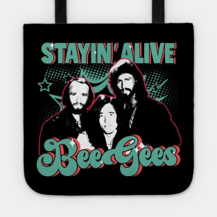 Retro bee gees Tote