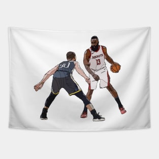 Harden vs Curry Tapestry