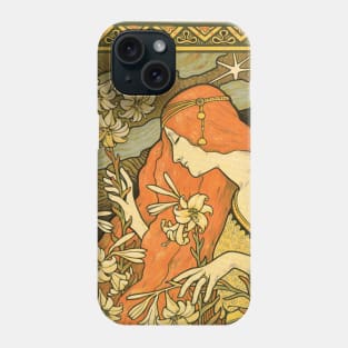 L'ermitage Paul Berthon Art Nouveau Art Print Phone Case