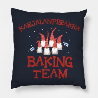 Karjalanpiirakka Baking Team Pillow