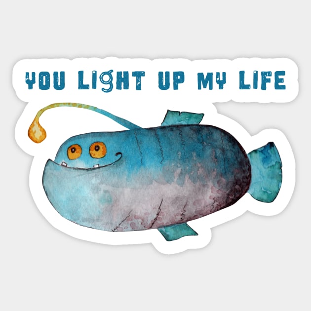 Light Fish Stickers, Unique Designs