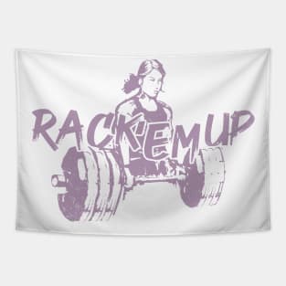 Rack Em Up Girl Tapestry