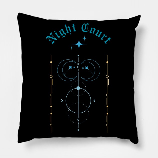 ACOTAR Night Court Rhysand and Feyre Pillow by LitLooksCo