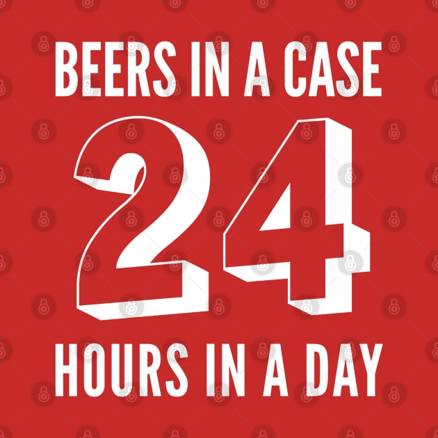 Beer | Drinking | 24 BEERS IN A CASE/HOURS IN A DAY by DB Teez and More