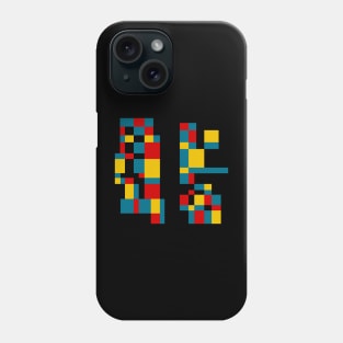 Minimal Primary #3 (Mondrian Inspired) Phone Case