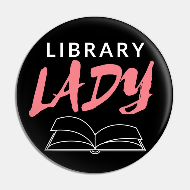 Library Lady Pin by FunnyStylesShop