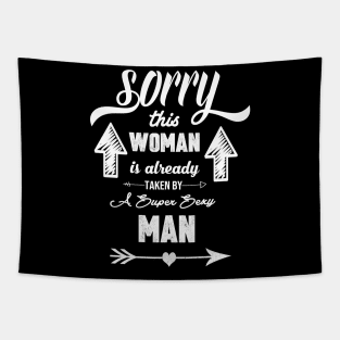 woman man Tapestry