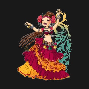 Tribal Style bellydancer FCBD T-Shirt