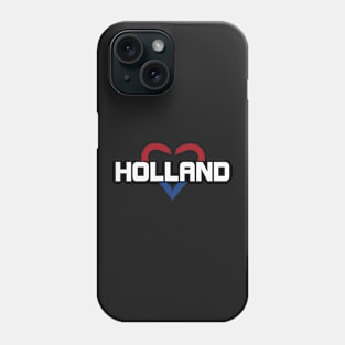 i love Nedherlands / ik hou van Nederland themed graphic design Phone Case