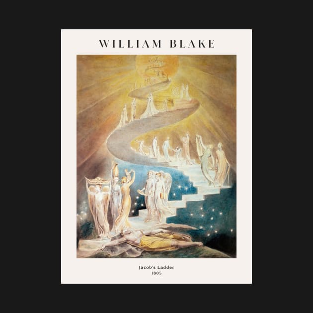 William Blake - Jacob's Ladder by MurellosArt