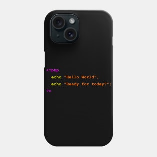 Hello World PHP Phone Case