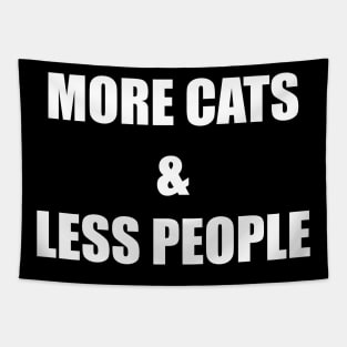 More Cats & Less People Tapestry