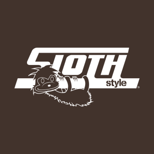 SLOTH STYLE WHITE T-Shirt