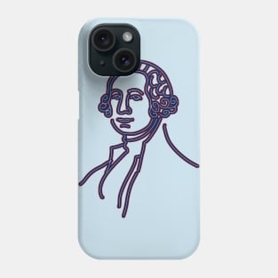 George Washington Line Art V.3 Phone Case