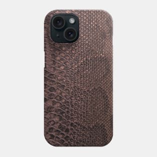 Leather Snakeskin Design Phone Case