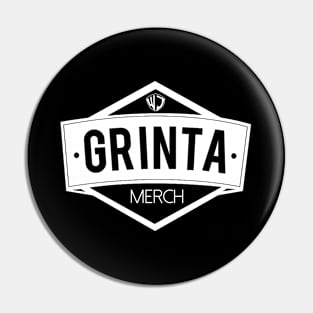 Grinta Merch Vintage Logo White Pin