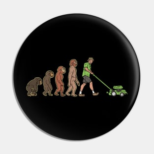 Funny Evolution of a gardener Pin