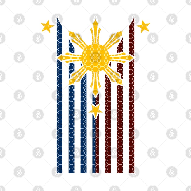 Philippines American Flag by Nostalgink