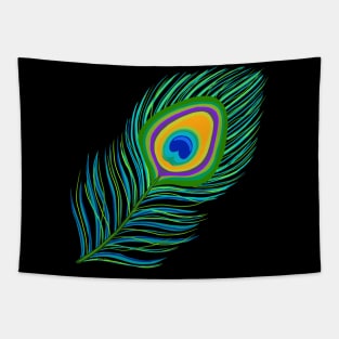 Peacock feather Tapestry