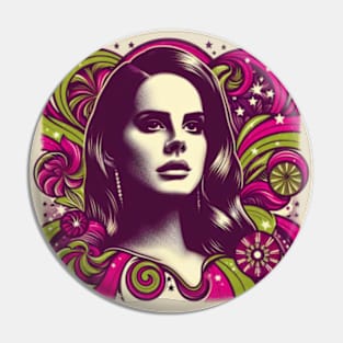 Lana Del Rey -  Psychedelic Glamour Pin