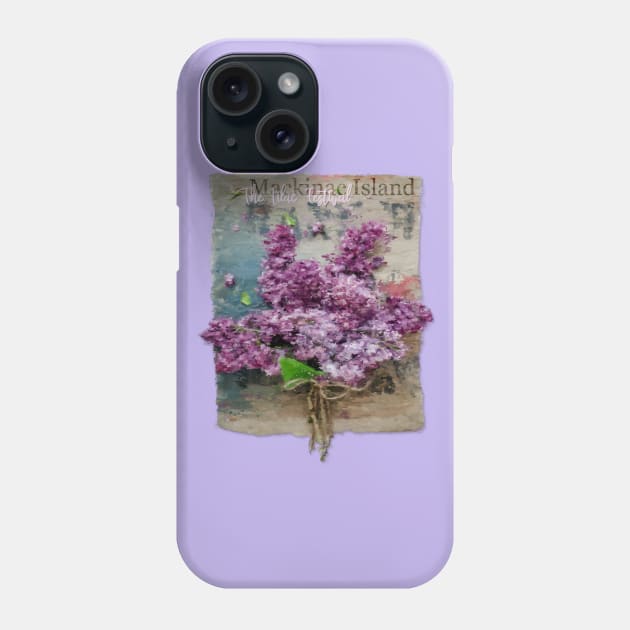 Mackinac Island Lilac Festival Phone Case by Jarrodjvandenberg