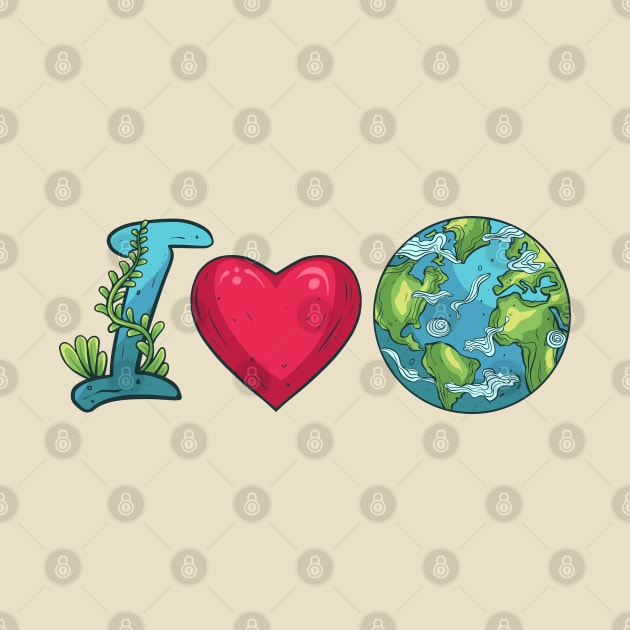 I Love Earth by yudabento