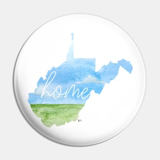 West Virginia Home State Pin