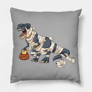 Funny Halloween Mummy T-Rex Dinosaur Gift Kids Boys Girls Pillow