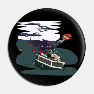 Headless Horseman Derby Car Driver Pin