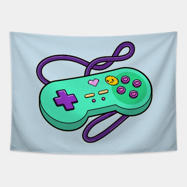 Game controller Tapestry by ramith-concept