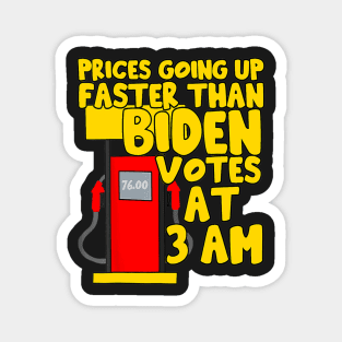 Gas prices are going up faster than Biden votes at 3 am Magnet