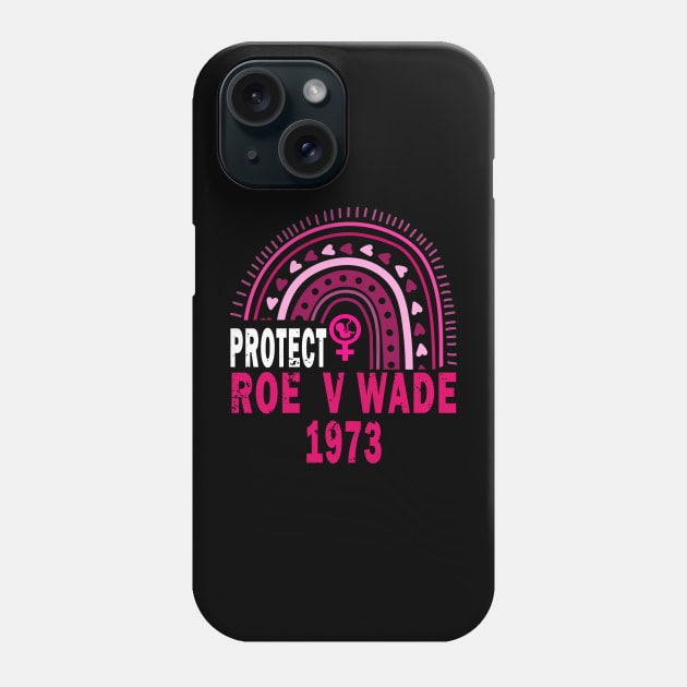 Boho Rainbow Protect Roe V Wade 1973 Feminist #Prochoice Phone Case by EhsanStore