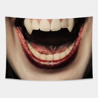 Vampire_Smile Tapestry