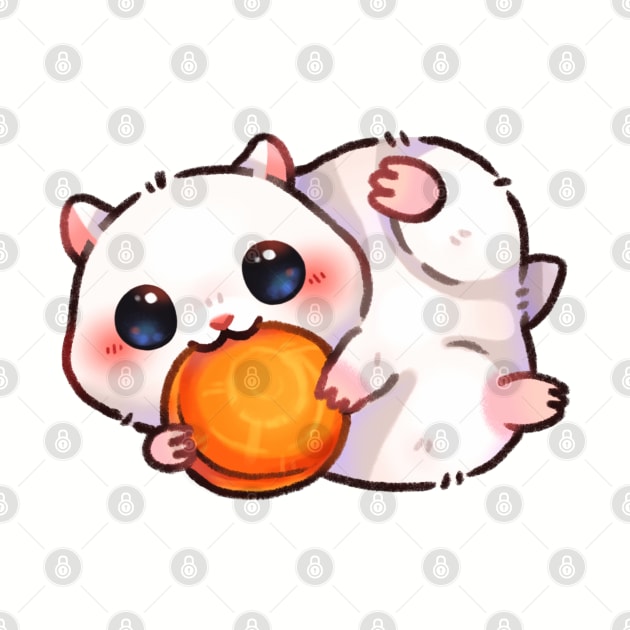 Munching Hamster by Riacchie Illustrations