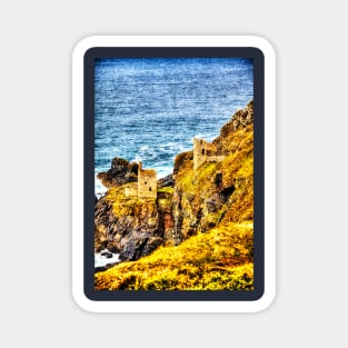 Botallack, Cornish Tin Mines, Cornwall, UK Magnet