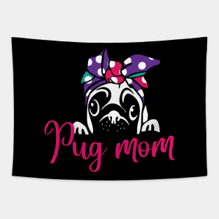 Pug Mom Tapestry