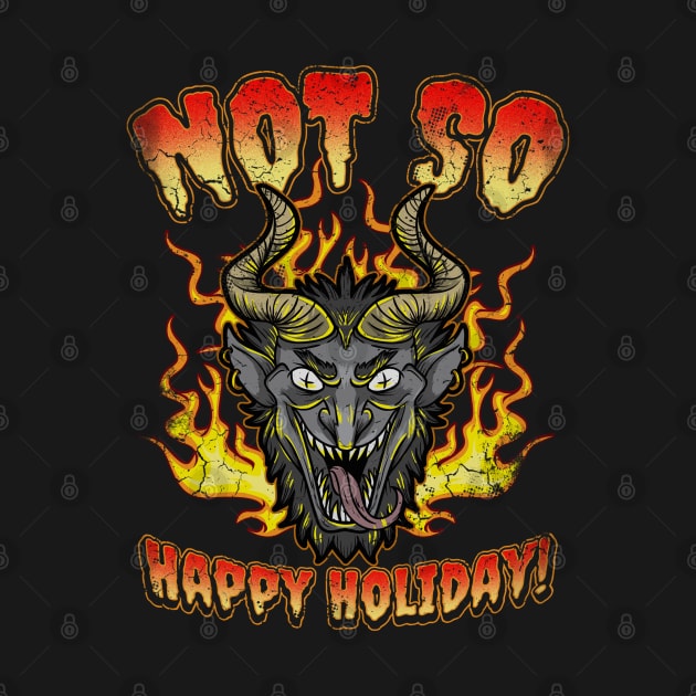 Krampus Not So Happy Holiday Christmas by E