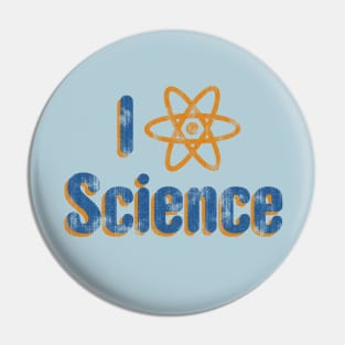 I Heart Science Pin