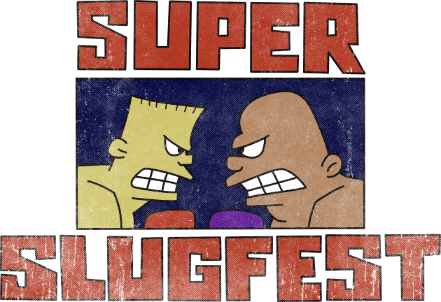 Super Slugfest Kids T-Shirt by WizzKid