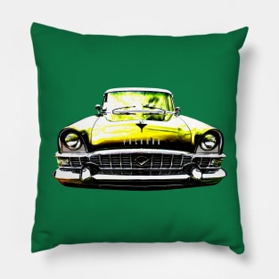 Packard Patrician 1950s American classic car high contrast Pillow