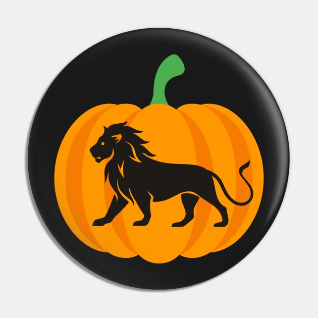 Halloween Jack O Lantern Leo Zodiac Sign Pin by EndlessDoodles