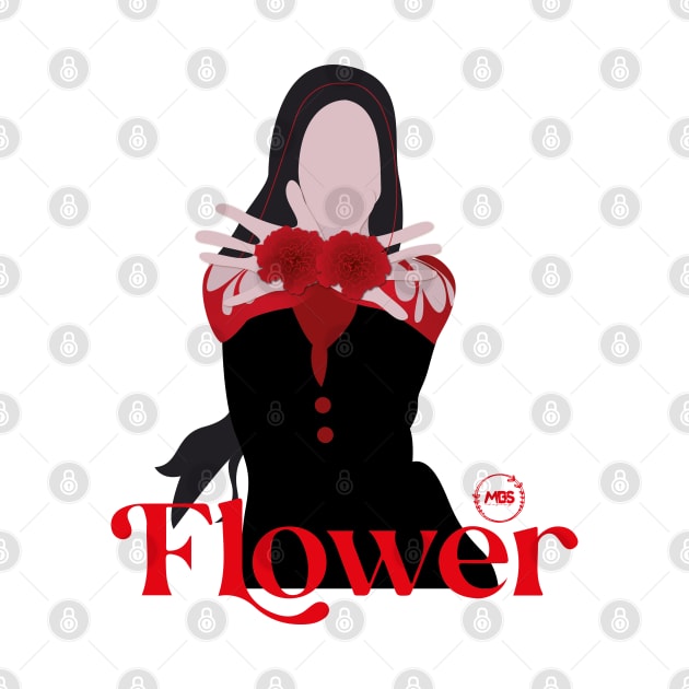 jisoo flower silhouette design by MBSdesing 