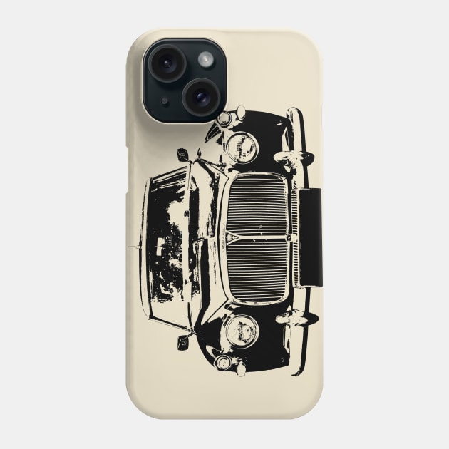 Rover P5 1960s classic car monoblock black Phone Case by soitwouldseem