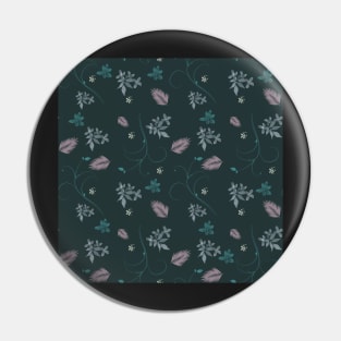 Romantic floral pattern Pin