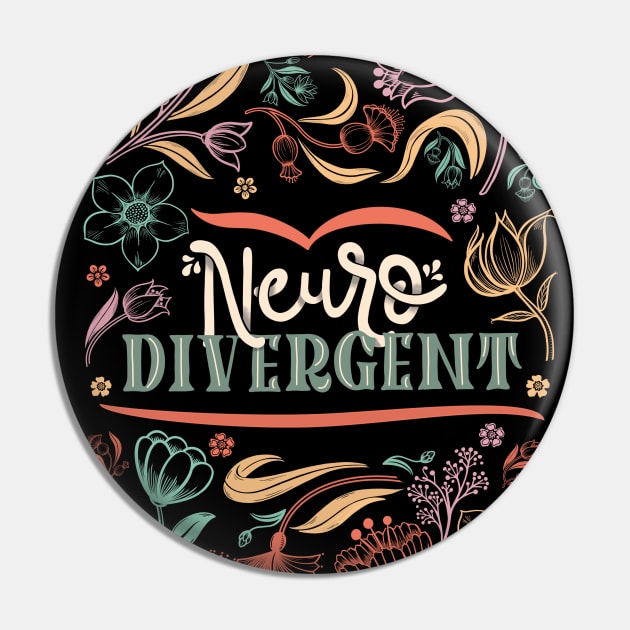 Neurodivergent Pin by theautisticlife