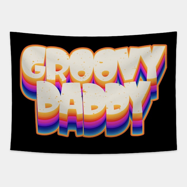 Groovy Daddy Design Tapestry by DanielLiamGill